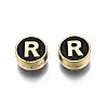 Alloy Enamel Beads ENAM-N052-006-02R-RS-2