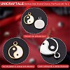 12Pcs 2 Colors Fashion 304 Stainless Steel Enamel Charms STAS-UN0035-98-4
