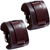 Vintage Punk Rock Style Wide Leather Cord Wristband Bracelets for Unisex BJEW-WH20007-07B-1
