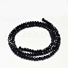 Faceted Rondelle Glass Beads Strands X-GLAA-I033-3mm-07-2