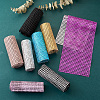 Plastic 24 Rows Rhinestone Mesh Wrap Roll AJEW-TA0001-09-17