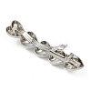 Alloy with Iron Clip Hair Barrettes PHAR-G014-01A-P-3