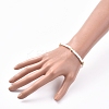 Handmade Polymer Clay Heishi Bead Stretch Bracelets BJEW-JB05077-01-4