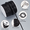 20M Round Cowhide Leather Cord WL-WH0015-01C-02-4