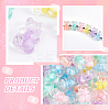 150Pcs 6 Colors Transparent Acrylic Beads OACR-NB0001-51-4