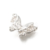Brass Micro Pave Cubic Zirconia Pendants KK-K378-58S-2