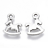 Tibetan Style Alloy Charms TIBE-N010-25AS-RS-2