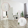  4Pcs 2 Styles Receptacle Outlet Wall Plate AJEW-NB0002-25-6