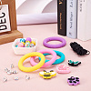 DIY Rings & Bees Silicone Pendant Decoration Making Kit DIY-TA0010-11-5
