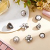 8pcs 8 style Alloy Shoe Buckle Clips FIND-FG0001-65-5