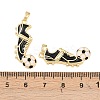 Brass Enamel Pendants KK-C248-09G-02-3