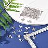60Pcs 10 Styles 201 & 304 Stainless Steel Charms STAS-FS0001-88-9