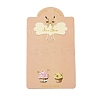 Rectangle Bowknot Earring Display Cards CDIS-P007-H01-1