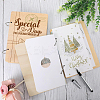 Wooden 2-Ring Loose Leaf Binder Postcard Phote Album Cover DIY-WH0547-028-6