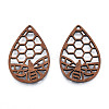 Natural Walnut Wood Pendants WOOD-N011-012-2