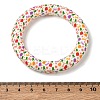 Floral Silicon Beads SL-CBAC986-01C-3