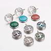 Natural & Synthetic Gemstone Pendants G-G910-F-1