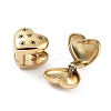 Golden 304 Stainless Steel Rhinestone Hoop Earrings EJEW-P245-08G-3