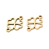201 Stainless Steel Connector Charm STAS-I199-C01-G-3