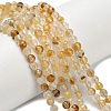 Grade A Natural Yellow Hematoid Quartz Beads Strands G-L642-F04-4mm-1