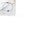 1Pc Adjustable Glass Evil Eye Braided Bead Bracelets for Women Men BJEW-DJ0001-07D-1