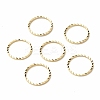 Brass Linking Rings KK-F831-018D-G-RS-1