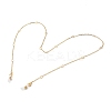 304 Stainless Steel Heart Link Cable Chain Necklaces AJEW-EH00378-02-1