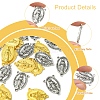 20Pcs 2 Colors Holy Oval Carved Virgin Mary Tibetan Style Alloy Chandelier Component Links TIBE-FS0001-15-2