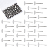 1000Pcs Tarnish Resistant 304 Stainless Steel Stud Earring Settings STAS-ME0001-50A-1