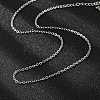 Non-Tarnish 304 Stainless Steel Necklaces NJEW-E080-13P-01-3