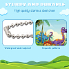 Rectangle PVC Hangtag Ornaments HJEW-WH0080-002-3