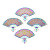 Ion Plating(IP) 304 Stainless Steel Filigree Pendants LS-X-STAS-T057-60-1