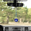 2Pcs Blue Lampwork Evil Eye Car Hanging Ornament HJEW-DC0001-13-6