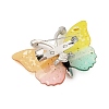 Butterfly Transparent Resin Brooch JEWB-M047-01A-2