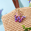 Resin Butterfly Pendant Keychains KEYC-TAC0034-03W-5