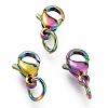 Ion Plating(IP) 304 Stainless Steel Lobster Claw Clasps LS-STAS-G240-01A-C-1