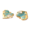 304 Stainless Steel Enamel Pendants STAS-K256-07G-04-2