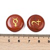 10Pcs 10 Styles Natural Red Jasper Cabochons G-G193-03F-3