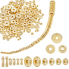 190Pcs 7 Styles Brass Beads KK-BBC0025-80-1