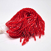 Imitate Austrian Crystal Bicone Glass Beads Strands GLAA-F029-5x5mm-14-3