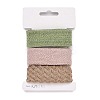 9 Yards 3 Styles Polyester Ribbon SRIB-A014-K06-4