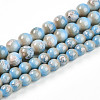 Baking Paint Glass Beads Strands DGLA-N008-10mm-06-2