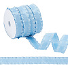 24.5~25 Yards Polyester Ruffled Ribbon SRIB-AR0001-11B-1