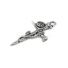 316 Surgical Stainless Steel Pendants STAS-G349-36AS-2