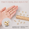 22Pcs 11 Styles Brass Micro Pave Clear Cubic Zirconia Charms FIND-GA0004-46-2