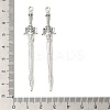 Tibetan Style Alloy Big Pendants FIND-G078-32C-AS-3