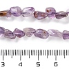 Natural Purple Phantom Quartz Purple Lodolite Quartz Beads Strands G-P497-01C-32-5