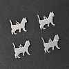 4Pcs 304 Stainless Steel Pendants STAS-FS0002-01B-6
