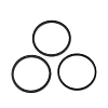 Ion Plating(IP) 304 Stainless Steel Linking Ring STAS-S079-13-B04-B-NF-1