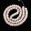 Luminous Handmade Gold Foil Glass Beads Strands FOIL-N029-02A-10-3